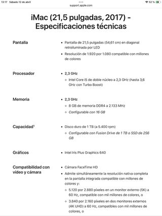 Imac 21”