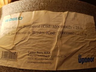 Zócalo Aislante Perimetral 25m