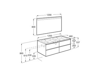 Mueble de Baño Roca Pack The Gap