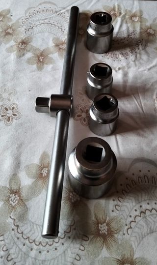 Llave vaso 1/2" + 4 vasos PALMERA Negociable