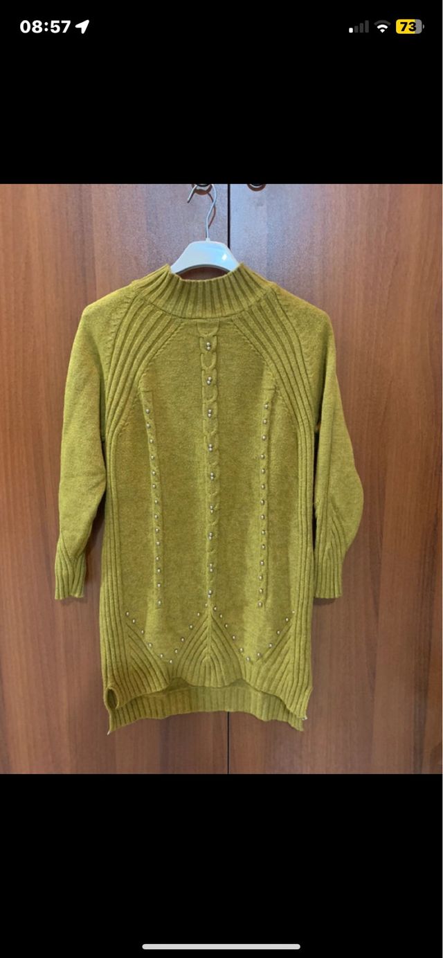 Maglia verde - Vestito in lana