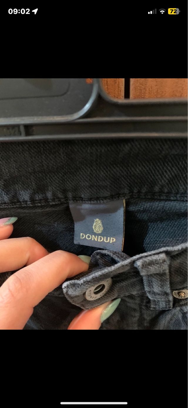 Jeans Dondup neri strappati