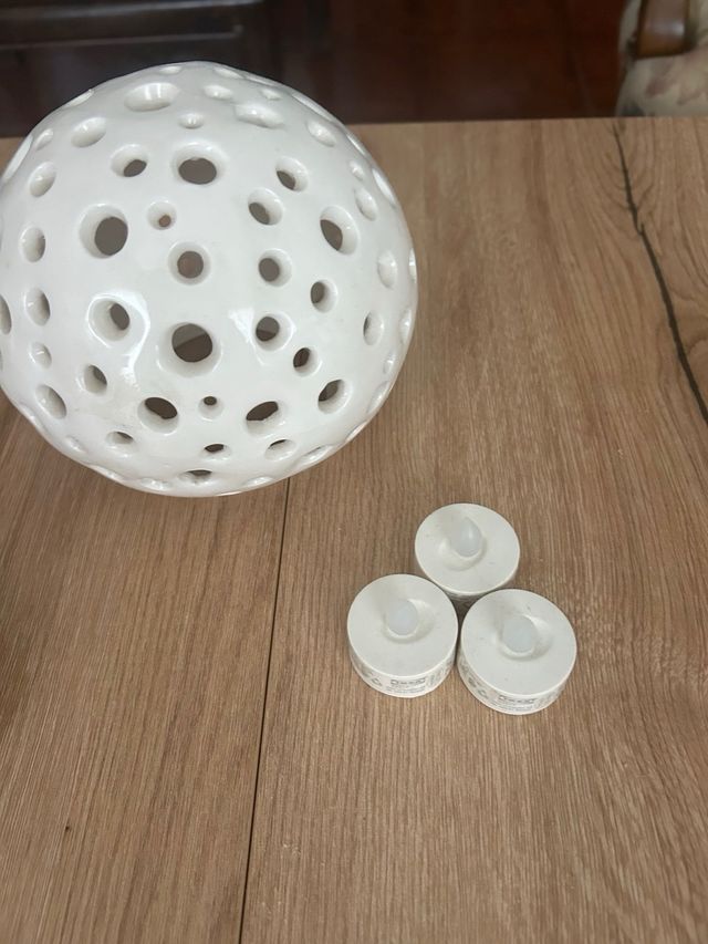 Bola decorariva con luz 