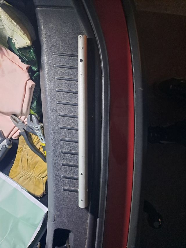 Elevador pierna silla ruedas.