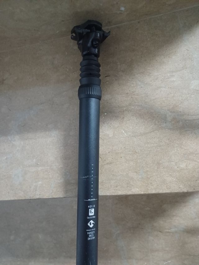 Tija sillín suspensión 31.6mm