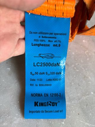 Nastro tensore con cricchetto