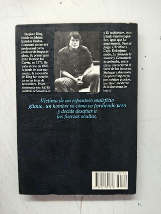 Libro Maleficio de Stephen King (Richard Bachman)