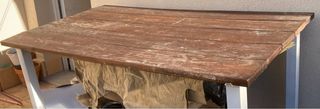 Mesa terraza: madera & hierro