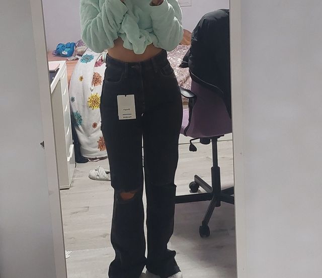 Vaquero negro pull and bear