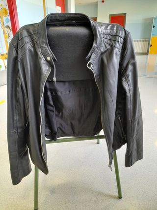 Cazadora de cuero mujer talla XL