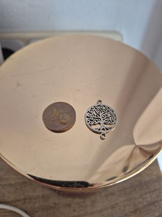 Colgante árbol de la vida de plata para pulsera