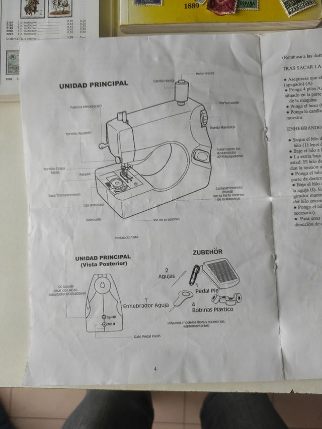 Máquina de Coser Doble Punto Portátil
