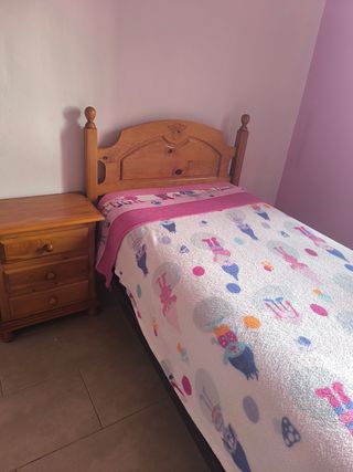 "OFERTA SOLO HOy"Cama Provenzal,mesita y sinfonier