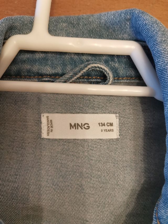 Cazadora vaquera niña