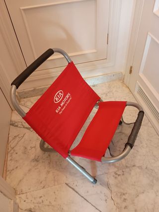 Silla Plegable Kia Motors Roja