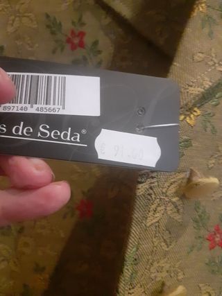 Chaleco fallero con etiqueta Borras seda talla 48