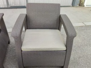 Keter Conjunto de muebles de jardín mesa y sillas