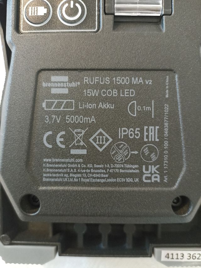 Brennenstuhl Rufus - Foco LED recargable 1500 lm