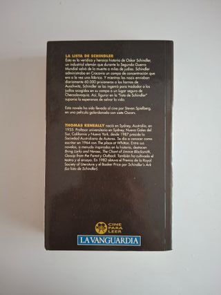 Libro La lista de Schindler