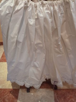 Cancan fallera blanco