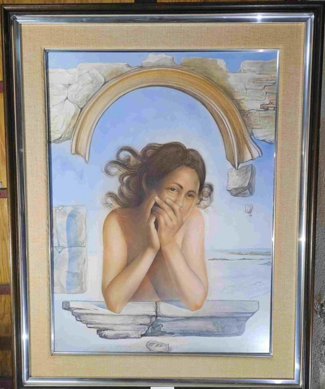 CUADRO JOAN RIFÀ (TORELLO) "UNA SONRISA" 