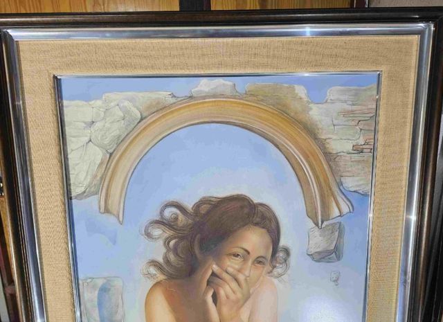 CUADRO JOAN RIFÀ (TORELLO) "UNA SONRISA" 