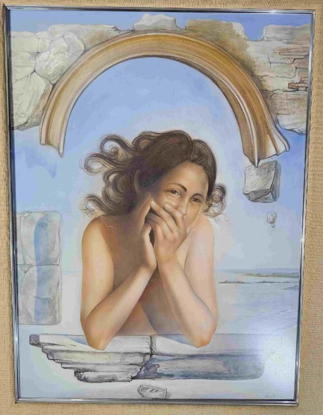 CUADRO JOAN RIFÀ (TORELLO) "UNA SONRISA" 