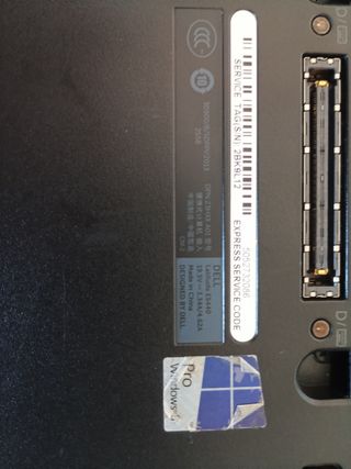 Portátil Dell negro - piezas