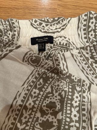 Falda pareo midi de Massimo Dutti