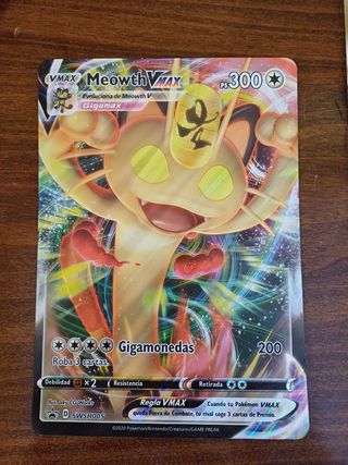 Carta Meowth VMAX Gigantamax