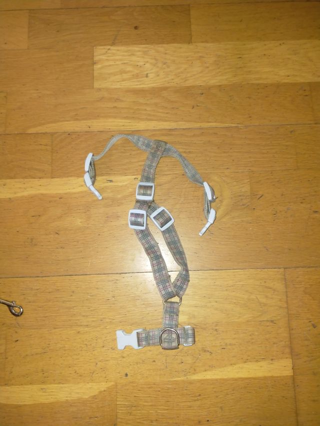 Arnés perro beige-marrón