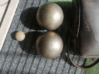 Bocce n 2 con boccino in legno