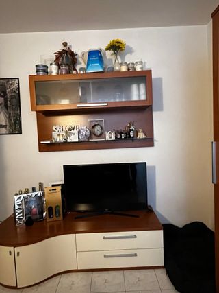 Mobile TV legno chiaro/scuro