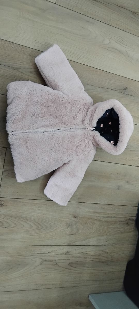 Giubbotto double face bambina 9-12 mesi