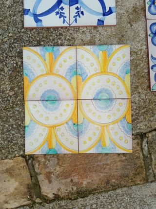 Azulejos pintados a mano - 4 uds