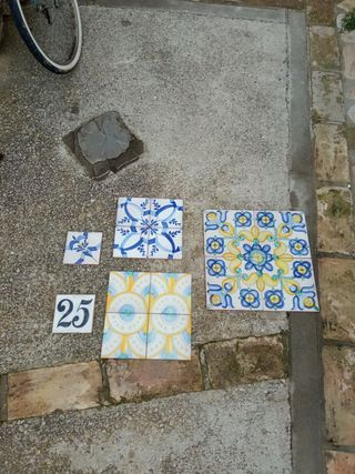 Azulejos pintados a mano - 4 uds