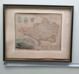 Cuadro lámina condado Dorsetshire Inglaterra UK