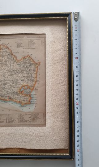 Cuadro lámina condado Dorsetshire Inglaterra UK