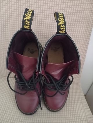 Botas Dr. Martens AirWair Mujer T39 rojas