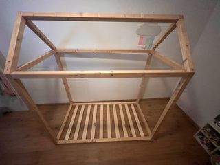 Cama casita estilo Montessori 