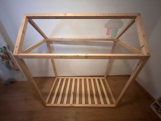 Cama casita estilo Montessori 