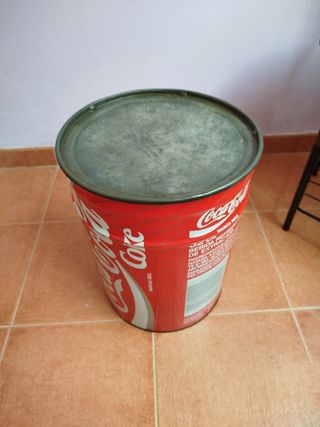 Cubo taburete Cocacola