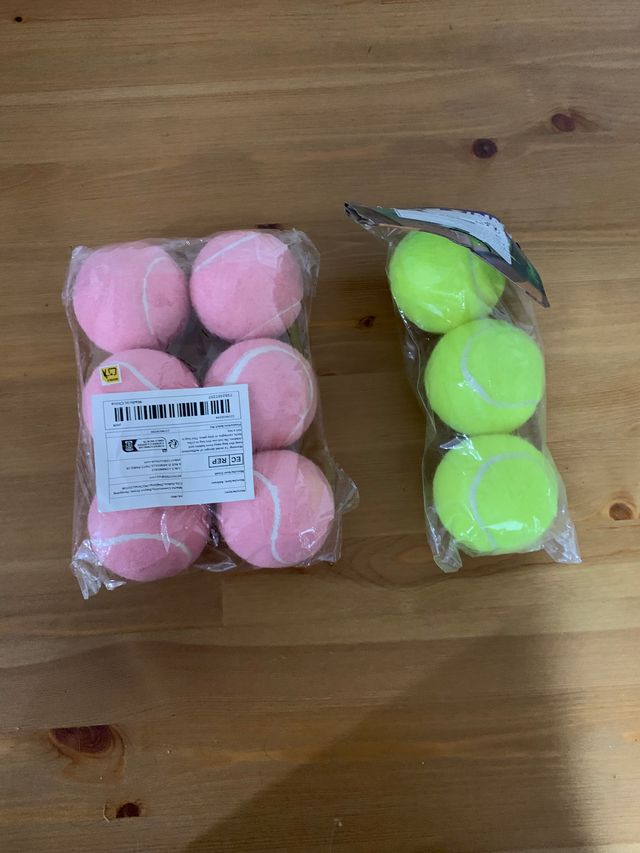 9 piezas de pelotas de tenis para principiantes co