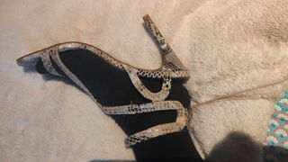 Sandalias Zara piel beige - N38