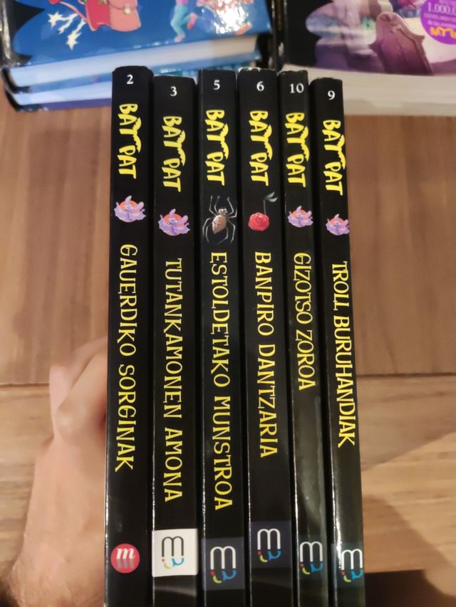 Libros de la saga bat pat
