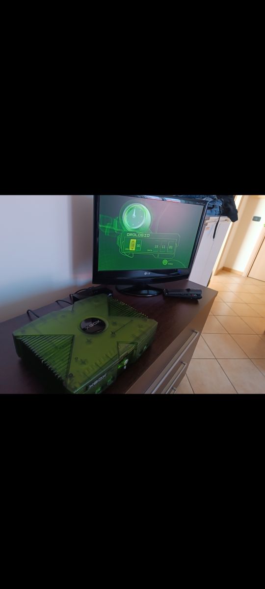 Xbox Classic Verde Trasparente