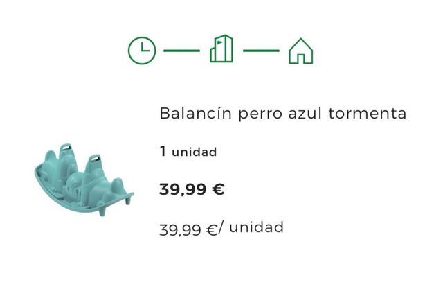 Balancín infantil Surdy exterior