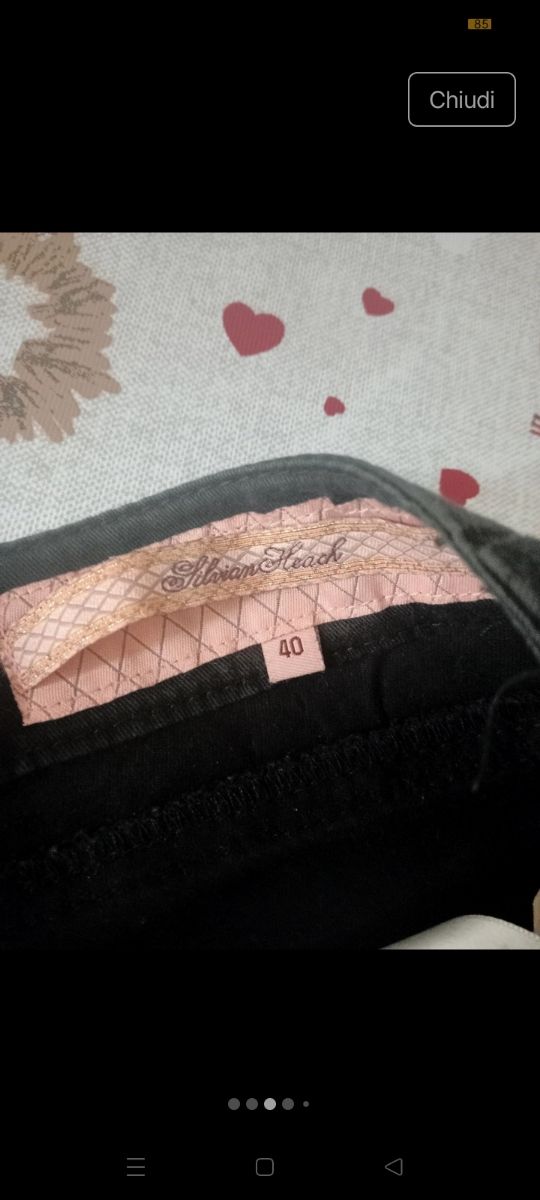 Pantaloni neri Silvian Heach neri donna