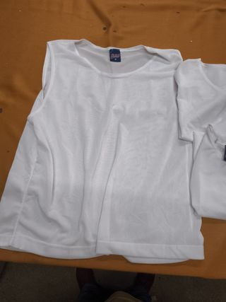 Lote de 5 Camisetas Salas Blancas y azules Talla M