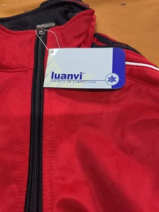 Chándal Luanvi rojo talla S